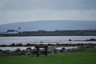 The beginning of the promenade that walks down to Salthill.